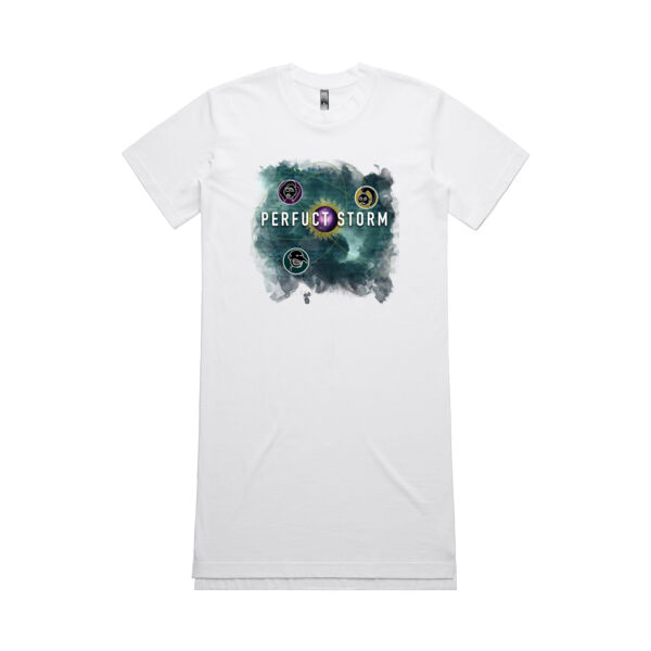 Perfuct Storm Orbits design - Womens Oversized Dress Thumbnail