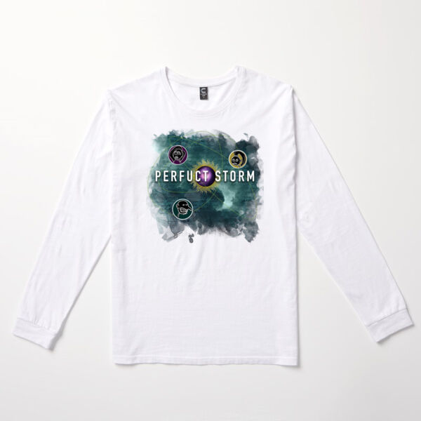 Perfuct Storm Orbits design - Mens Kelvin Long Sleeve Tee Thumbnail