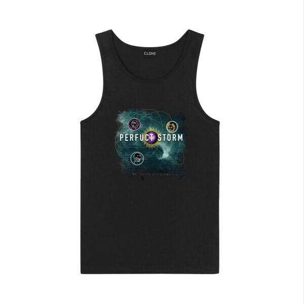 Perfuct Storm Orbits design - Mens Concept Singlet Thumbnail
