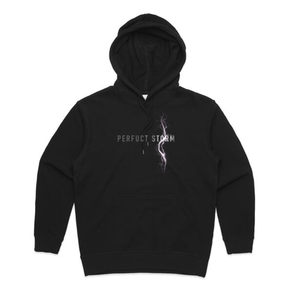 Black Lightning design - Womens Premium Hood Thumbnail