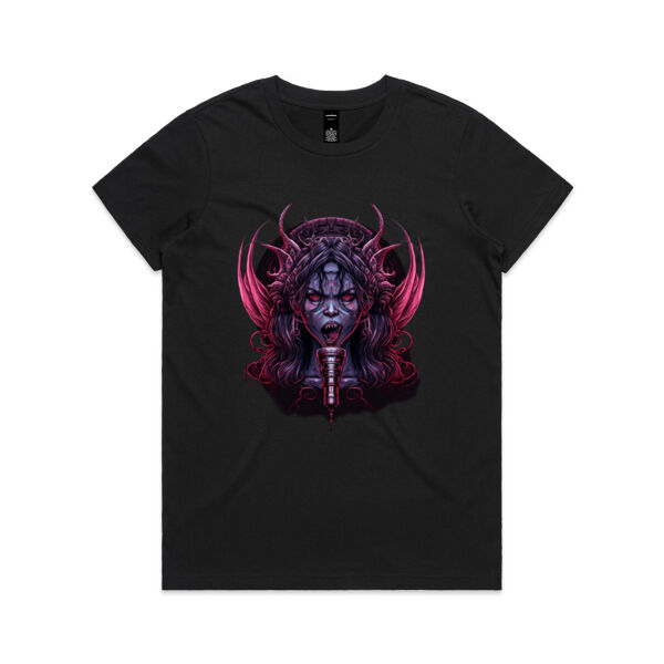 Standup in Hell - Logo - Womens Maple Tee Thumbnail