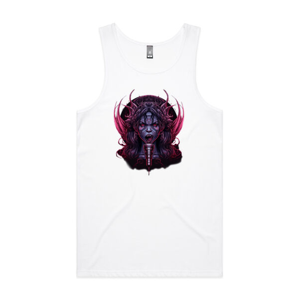 Standup in Hell - Logo - Mens Lowdown Singlet Thumbnail
